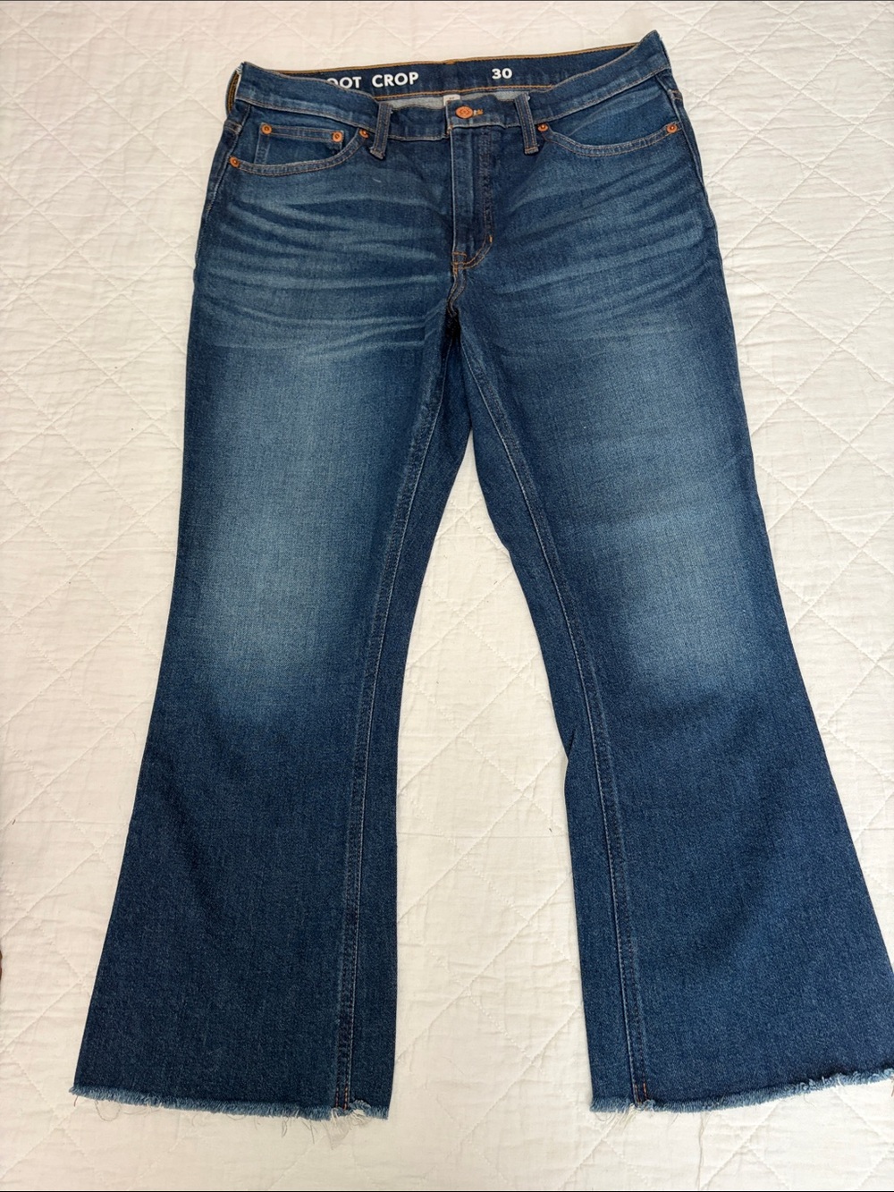 J. Crew 9” Billie Demi Boot Crop Flare Jeans